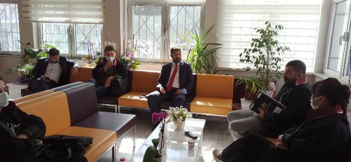 YEŞİLBOĞAZ, AVUKATLARIN SORUNLARINI ADALET BAKANLIĞI MÜFETTİŞLERİNE AKTARDI