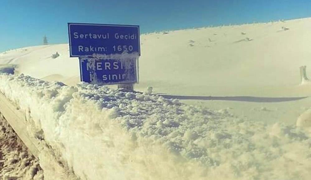 SERTAVUL’DA ZİNCİRSİZ GEÇİŞE İZİN YOK