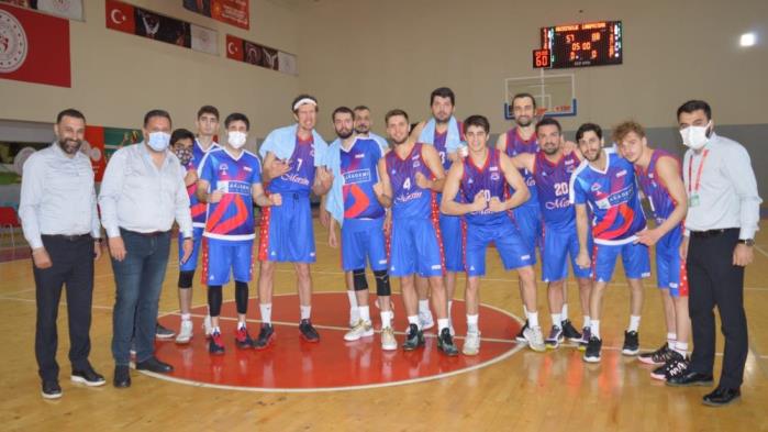 BÜYÜKŞEHİR ERKEK BASKETBOL TAKIMI, ADINI FİNAL GRUBUNA YAZDIRDI