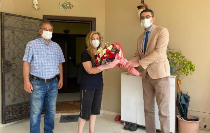 SAĞLIK MÜDÜRLÜĞÜ COVİD-19’DAN YAŞAMINI YİTİREN SAĞLIK ÇALIŞANLARININ EŞLERİNİ UNUTMADI