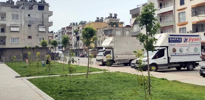 AKDENİZ BELEDİYESİNDEN YEŞİL ALAN ATAĞI