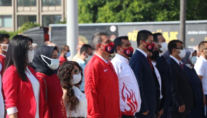 MERSİN’DE 19 MAYIS SADE BİR TÖRENLE KUTLANDI