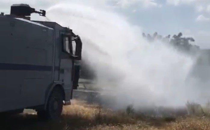 BAHÇEDE ÇIKAN YANGINI TOMA SÖNDÜRDÜ