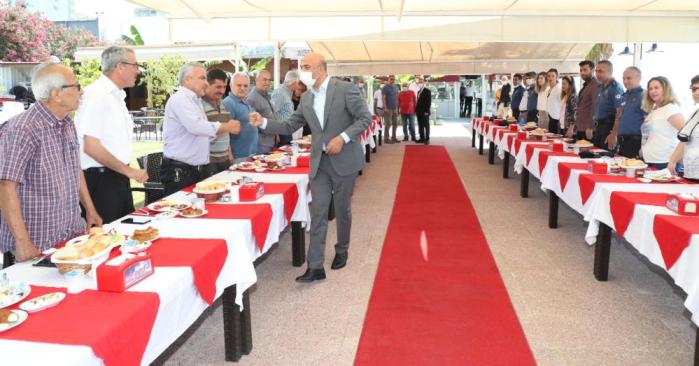 EMNİYET MÜDÜRÜ ŞAHNE, MUHTARLARLA BİR ARAYA GELDİ