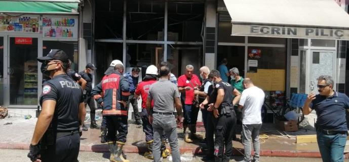 MERSİN’DE İŞ YERİ YANGINI: 2 ÖLÜ