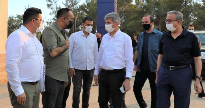 BAŞKAN YILMAZ, YANGIN BÖLGELERİNDE İNCELEME YAPTI