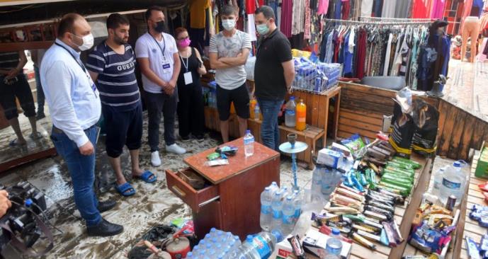 YENİŞEHİR’DE ŞİDDETLİ SAĞANAK YAĞIŞIN VERDİĞİ HASAR TESPİT EDİLİYOR