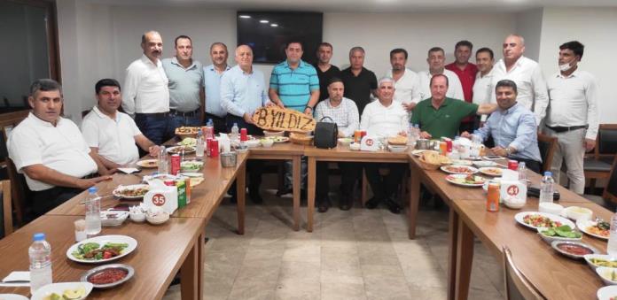 MERSİNLİLERDEN, BAŞKOMİSER BÜLENT YILDIZ’A VEDA GECESİ