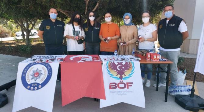 TEM POLİSİ, ÜNİVERSİTE ÖĞRENCİLERİNİ TERÖR KONUSUNDA BİLGİLENDİRDİ