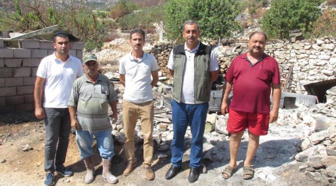 MERSİN’DE ORMAN YANGINLARINDA ZARAR GÖREN VATANDAŞLARA HİBE DESTEĞİ