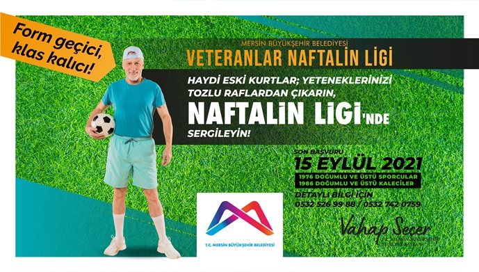 BÜYÜKŞEHİR, ‘VETERANLAR NAFTALİN LİGİ’ DÜZENLİYOR