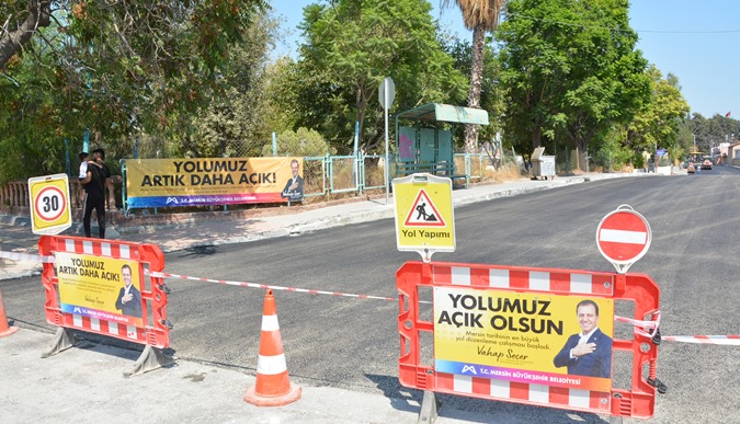 BÜYÜKŞEHİR, TARSUS’TA Kİ CADDELERİ KALİTELİ HALE GETİRİYOR