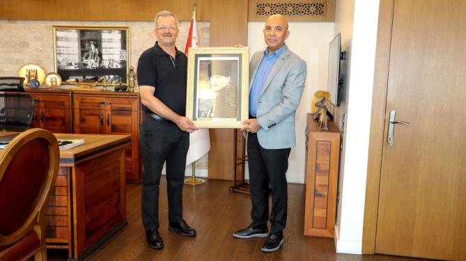 MTOSB BAŞKANI TEKLİ, İZMİR’DE EMNİYET MÜDÜRÜ ŞAHNE İLE BULUŞTU