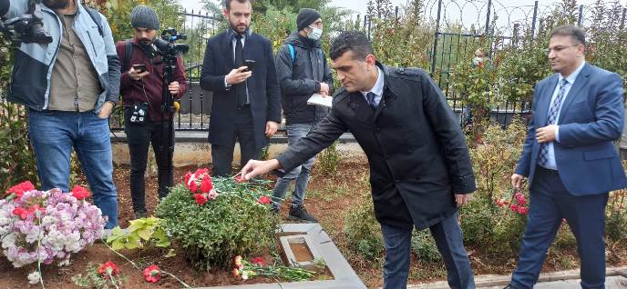 Mersin Baro Başkanı Özdemir, Diyarbakır’da öldürülen Tahir Elçi’nin anmasına katıldı