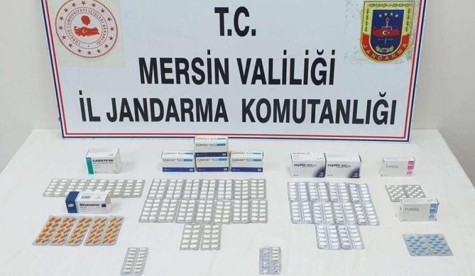 Mersin’de 450 adet sentetik uyuşturucu hap ele geçirildi