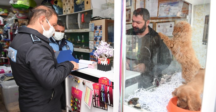 Yenişehir Belediyesi petshop işletmecilerini bilgilendirdi