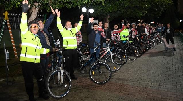 Engellere karşı pedal çevirdiler