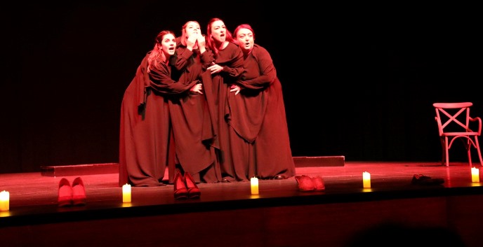 Kadına Şiddete Tiyatro ile dikkat çektiler