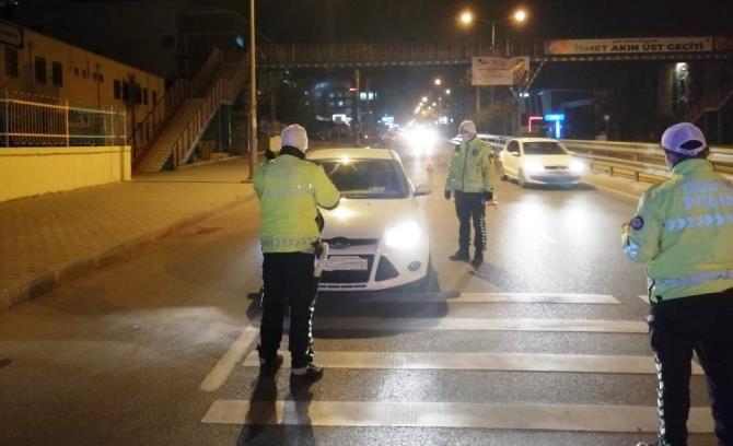 Mersin’de yılbaşı gecesi trafik uygulamaları arttırıldı