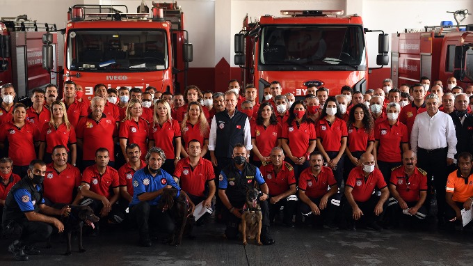 Mersin Büyükşehir İtfaiyesi, 2021’dE 12 bin 864 olaya müdahale etti