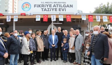 Mezitli’de Ali Bilgiç Parkı ve Fikriye Atılgan Taziye Evi açıldı