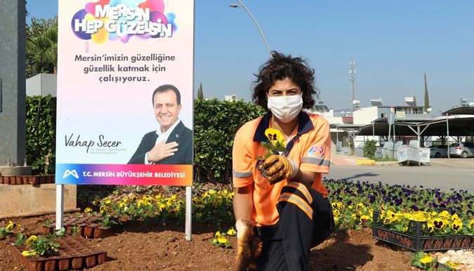 Mersin Büyükşehir 2021’de milyonlarca bitki dikti
