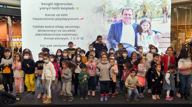 Büyükşehir, çocukları ara tatil eğlencesinde buluşturdu
