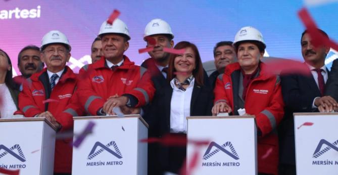 Başkan Seçer, Mersin’e yüzyılın projesini getirdi! Temelini Kılıçdaroğlu ve Akşener attı