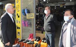 Başkan Gültak, Kuvvayı Milliye Caddesi esnafını ziyaret etti