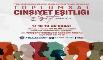 Toplumsal cinsiyet eşitliği eğitimleri için kayıtlar başladı