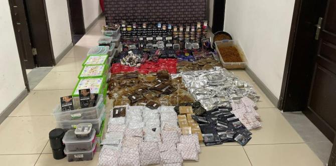 Mersin’de 450 kilo kaçak nargile tütünü ele geçirildi