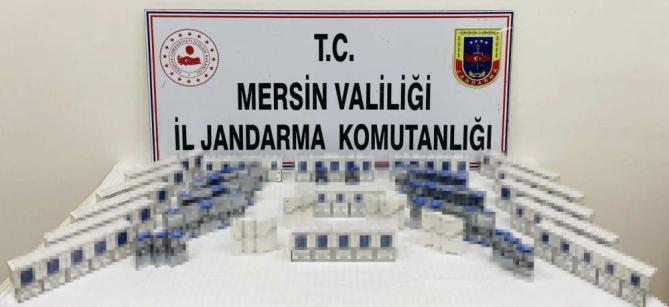 Mersin’de 300 paket kaçak sigara ele geçirildi