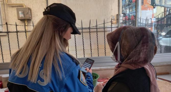 Polis ‘KADES’ konusunda vatandaşı bilgilendiriyor
