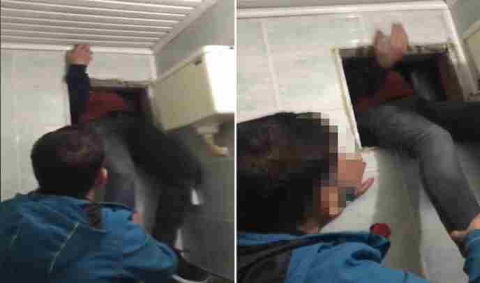 Mersin’de aranan şahıs, havalandırma boşluğunda yakalandı