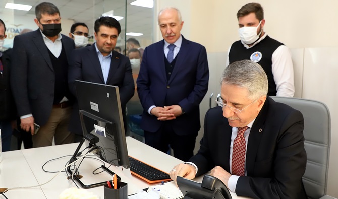 AK Parti Yerel Yönetimler Başkan Yardımcısı, Akdeniz Belediyesinin çalışmalarını inceledi