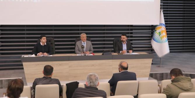 Mezitli Belediye Meclisi, savaşa karşı barışta birleşti