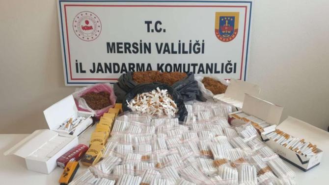 Mersin’de kaçak sigara operasyonu: 2 gözaltı