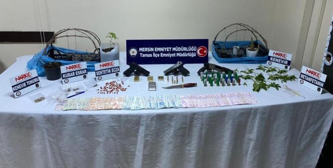 Mersin’de uyuşturucu satıcılarına operasyon: 2 gözaltı