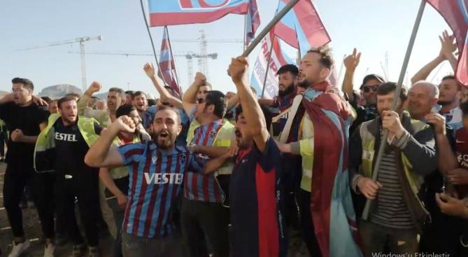 Akkuyu NGS çalışanları, Trabzonspor’un şampiyonluğunu kutladı