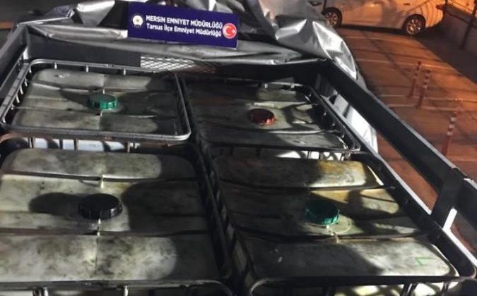 Mersin’de 5 ton 250 kilogram kaçak akaryakıt ele geçirildi