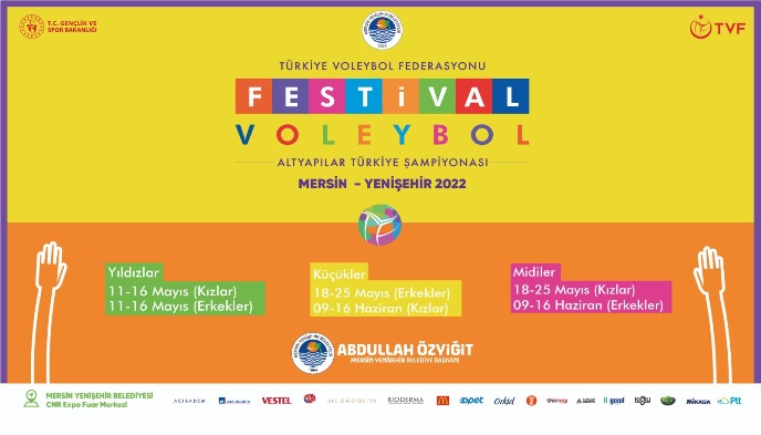 “Festival Voleybol 2022” Mersin Yenişehir’de yapılacak