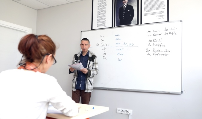MERCEK’te Almanca dersleri başladı