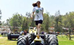 Sınava girecek öğrenciler Tarsus Gençlik Kampı’nda moral buldu