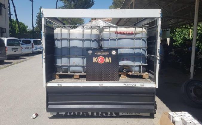 Mersin’de 5 ton 952 litre kaçak akaryakıt ele geçirildi