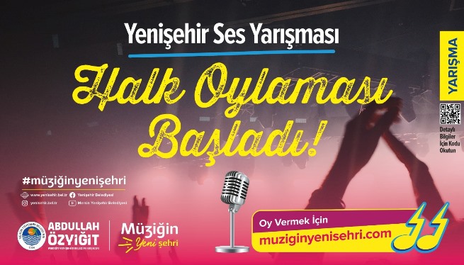 Yenişehir Ses Yarışması’nda halk oylaması başladı