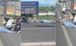Tarsus’ta, motosiklet sürücüsü kazada hayatını kaybetti