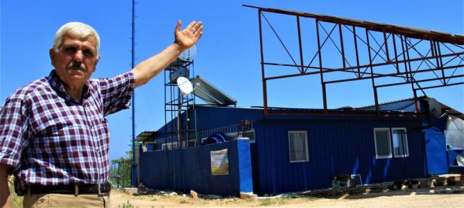 Enerjisi rüzgar ve güneşten, iyi tarıma örnek bahçe, her şey doğal