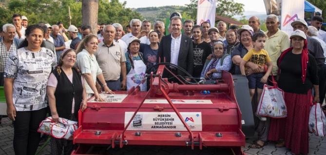 Mersin Büyükşehir Belediyesinden üreticiye çok yönlü destek