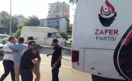 Ümit Özdağ’ın konvoyunda kaza gerginliği