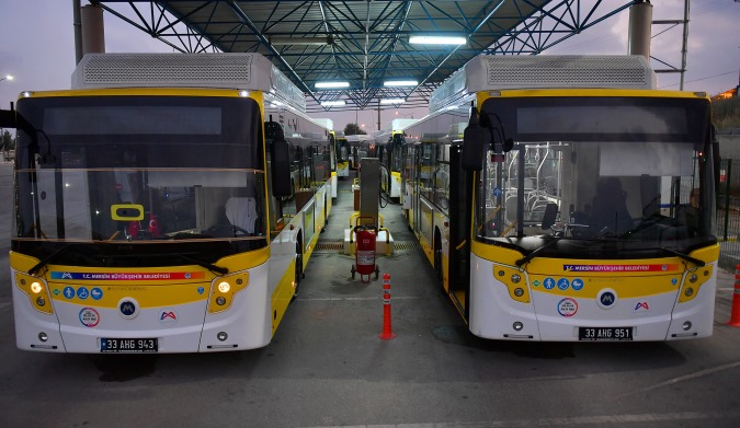 Büyükşehir, CNG’li otobüsler için doğalgaz yakıt dolum istasyonu kurdu